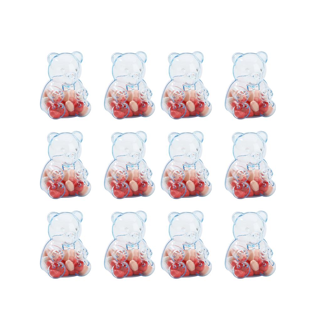 Bear Shaped Candy Box Gift Container For Baby Full Month Celebration Wedding Candy Packaging Decorative Snack Box