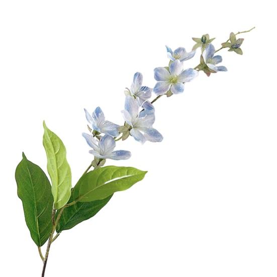 Artificial Jasmine Flowers Realistic Faux Silk Flower Bouquet with Long Stem for Shop Garden Office Home Wedding Party