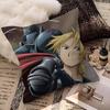 Anime Fullmetal Alchemist Cushion Cover Pillowcase Upholstery Sofa Throw Pillow Home Decor Pillowcas