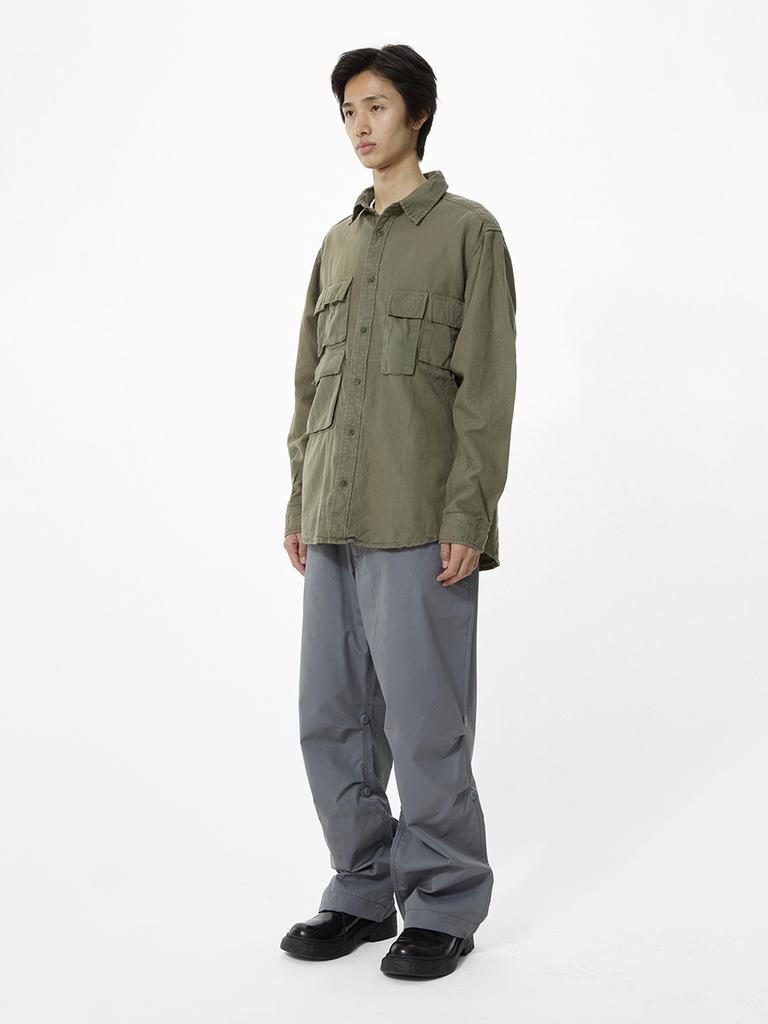 ALPHA INDUSTRIES Long Sleeve Multi-Pocket Shirt Og-107 Green