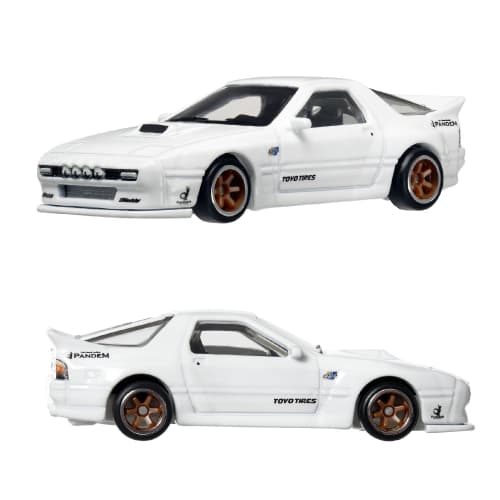 Hot Wheels Premium 2 Pack Mazda RX7 FC Pandem / '04 Mazda Mazdaspeed Miata [Mini Car] [3 lata i więcej] HRR75