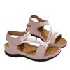 Summer Sandals Women's Light Sports Style Comfortable Rubber Band Large Size Sandals
