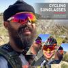 Kapvoe Cycling Glasses UV400 Men Bike Sunglasses Airbreathing MTB Eyewear Outdoor Sport Goggles Bike Glasses Oculos De Ciclismo