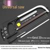 Universal Hacksaw Frame with Mini Fret and Jigsaw Blades for Woodworking and Household Use