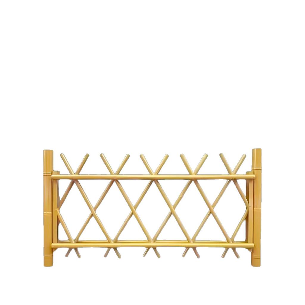 Stainless Steel Imitation Bamboo Garden Fence for Outdoor Railing and Flower Beds