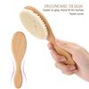 Soft Oil Head Brush Wooden Handle Hair Styling Brush Scalp Grooming Hair Cleaning Brush  Home Use