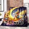 Moon Fairy Customize Your Name Blanket Warm Comfortable And Soft Blankets Are Suitable For Home Lunch Break Blanket Office Sofa Sofa Gift To Relatives