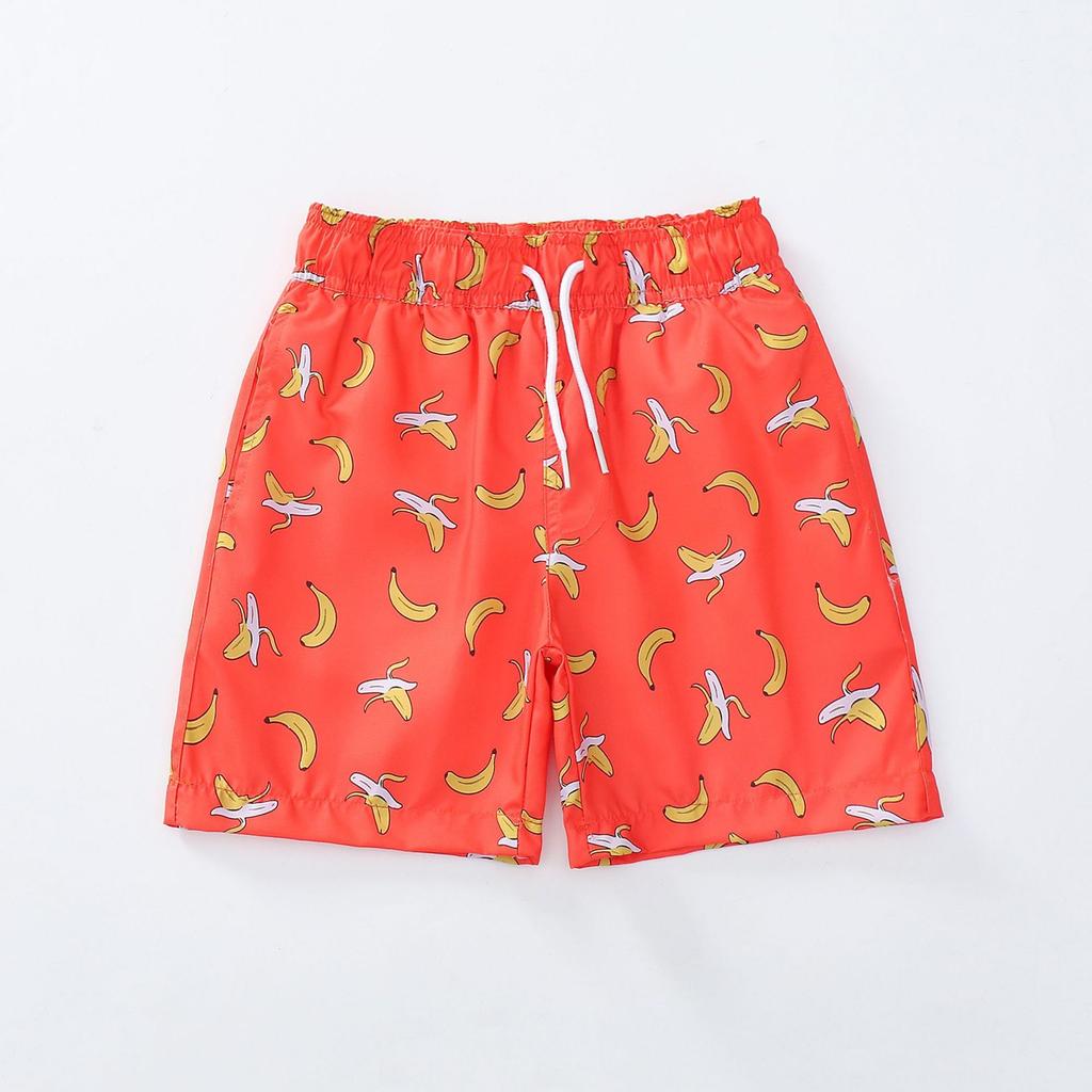 Boys' Swim Trunks - Mesh Lined Drawstring Beach Shorts
