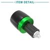 ACROPIX Handlebar End Cap Plug Bar End for CNC Motorcycle 18mm Universal Green 2pcs