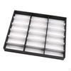 Holder with 18 Slot Display Box for Shows - Black, 47 X 37 Cm