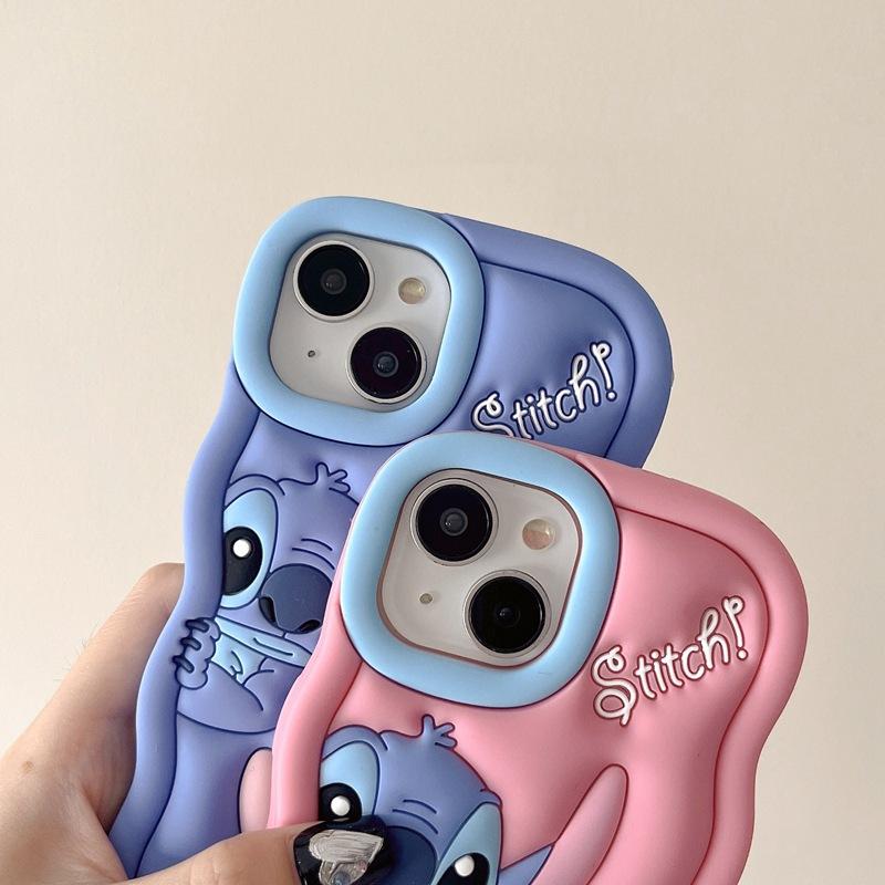 3D Cartoon Wave Pattern Silicone Shockproof Phone Case for IPhones 15 Pro Max 16 Phone Accessories for iphone 17 Pro Max case