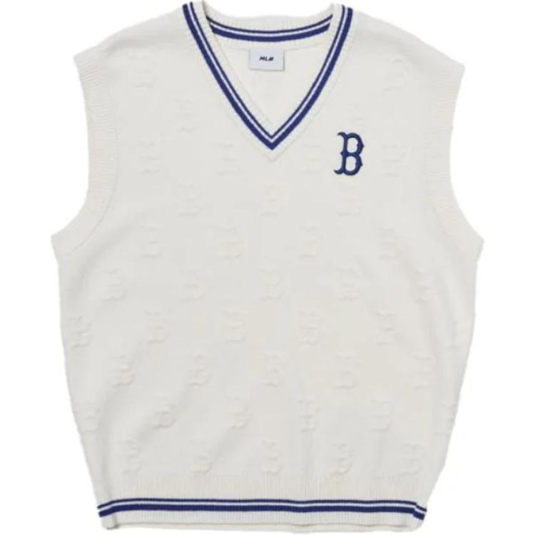 MLB Boston Red Sox Tank Top Unisex Dark Cream 3AKPM0244-43CRD