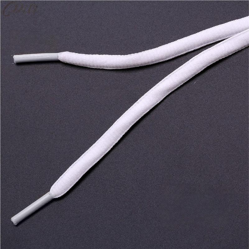 Fashion Multi Color Durable Non Fading Round Shoelace Black White Dirt Resistant Versatile Shoelaces Half Round Shoe Accessories