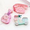 Guitar Cartoon Animal Shark Clip Lovely Cute Hair Claw Sweet Creative Hair Claw  Daily