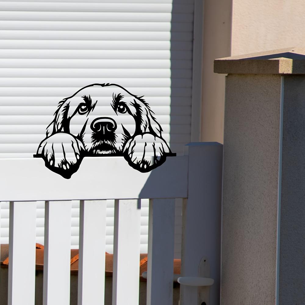 1 pezzo Rampa per Cani in Metallo, Scultura Artistica da Giardino, Regalo per Amante dei Cani, Decorazione da Esterno