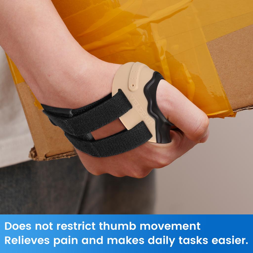 VELPEAU CMC Thumb Brace Orthosis for Arthritis, Osteoarthritis and Pain Relief, Anti-Slip Thumb Splint Stabilizer for Men Women