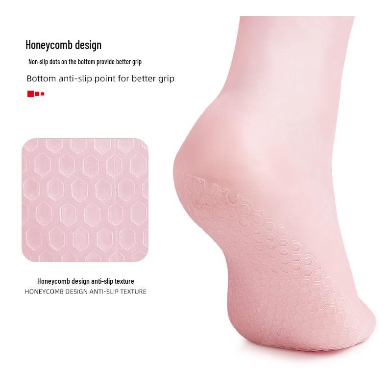 SEBS Honeycomb Sock: Shock Absorption, Pressure Relief, Softens Cuticles, Elastic & Skin-Friendly for Men and Women.