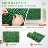 12pcs Artificial Boxwood Panel UV Boxwood Hedge Wall Panels Artificial Grass Backdrop Wall 24X16" 4cm Green Grass Wall Fake Hedge for Decor Privacy