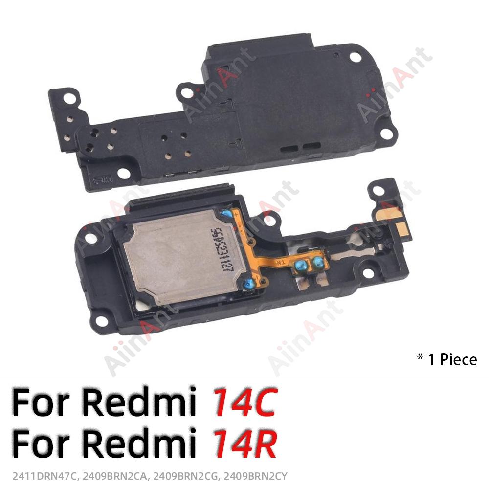 Bottom Loud Speaker Loudspeaker Sound Buzzer Ringer Flex Cable For Xiaomi Redmi Note 13 14 13C 13R 14C 14R Pro Plus 4G 5G