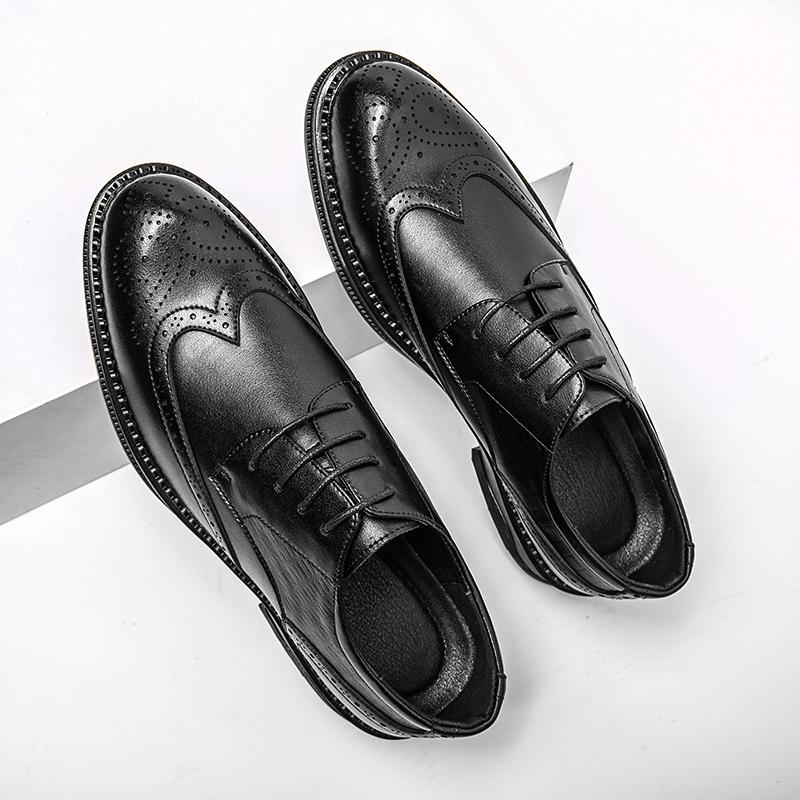 Brock Inland Groom Wedding Business Dress Casual Leather Shoes Summer 37