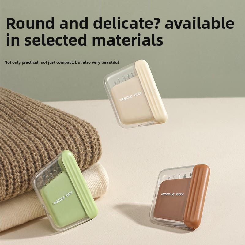 New Household Magnetic Sewing Box Light Luxury Cream Style High-end Family Sewing Artifact Organization Sewing Kit Magnetic Sewing Box Tool