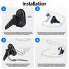 XBERSTAR Camera Helmet Mount for Insta360 GO 3S/Go 3 Action Camera, Bike Helmet Liner POV Mount Fixed Bracket Base