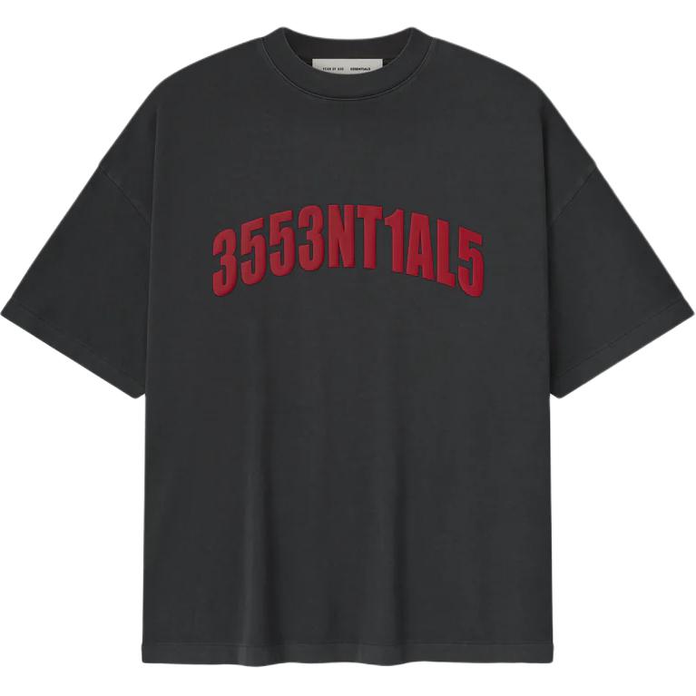 Fear of God Essentials Чикаго 90-е Футболка Железно-серый Мужские Топы 125HO254562F