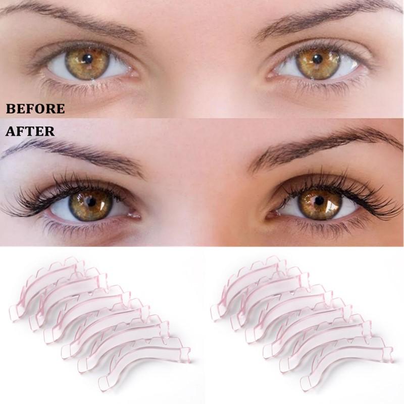 12Pcs/6Size Lash Lift Pads, Jelly Lash Lift Rods Self Adhesive Silicone Pads C-Curl Eyelash Lifting Shield,Diy Use At Home