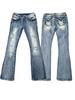 Tall Girl Low Waist Ripped Micro Flare Jeans - Slim Fit Summer Pants