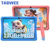 TABWEE 2025 K10 10.1 Inch Tablet Android 15 ,4GB RAM 64GB ROM,Large Display Widevide L1,Octa-core RK3562, 5000mAh,5G WiFi