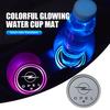 7 Color LED Car Cup Holder Light Pad Glowing Interior Decoration Mat For Insignia Corsa Zafira Meriva Mokka Astra H K C D