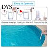 50Pcs 6-in-1 Pool PH Residual Chlorine Alkalinity Hardness Test Paper Strip