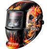 Dark Variable Focus Skull Welding Mask with Automatic Dimming LCD Filter for ARC TIG MIG Welder Grind