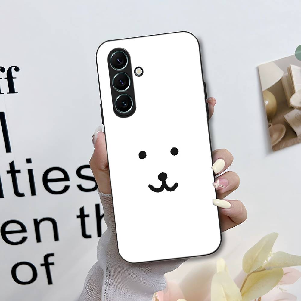 Cute J-Joke B-Bear Phone Case For Samsung S 24 Fe 25 Ultra Plus 20 Lite 21 30 22 23 24 22 Ultra 5G Fundas