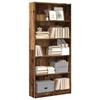 VidaXL Bookcase Old Wood 80x24x176 Cm Engineered Wood, Bookshelf, Book Holder, Book Support, Cabinet of 857860