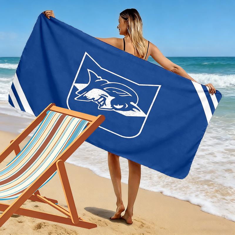 Duke Blue Devils Print Beach Towel, Large Soft Quick Dry Towel for Beach Camping Swimming