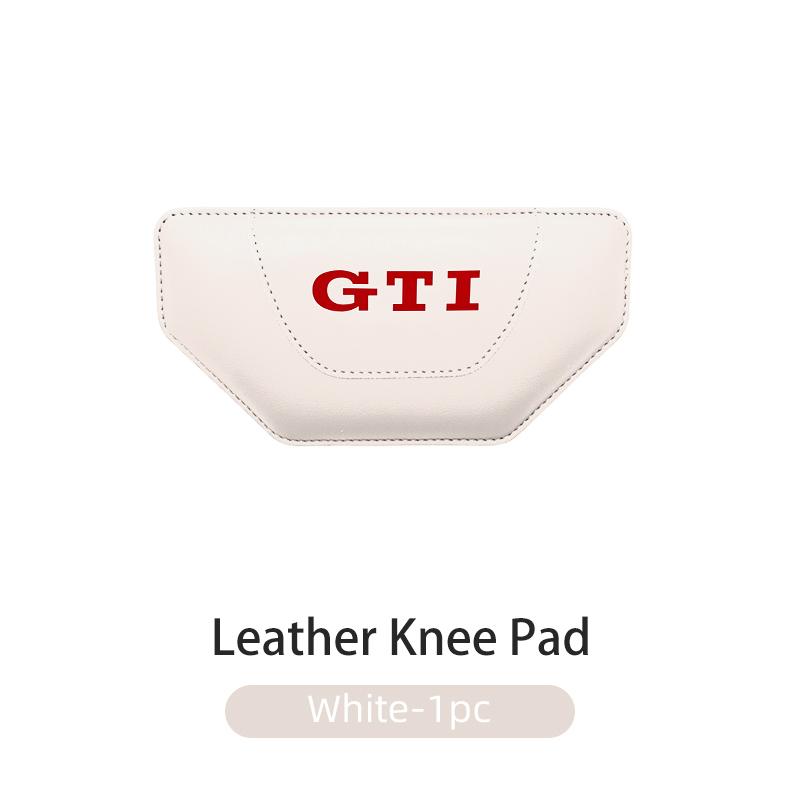 For Volkswagen VW Car Leg Fatigue Relief Pad Auto Trapeze Leather Knee Cushion Beetle CC B5 B6 B7 EOS GTI MK2 MK4 MK5 MK6AO2
