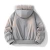 Vintage Style Plush Collar Coat Couple Same Style Winter Latest Comfortable Fit Hooded Parka Cotton Coat