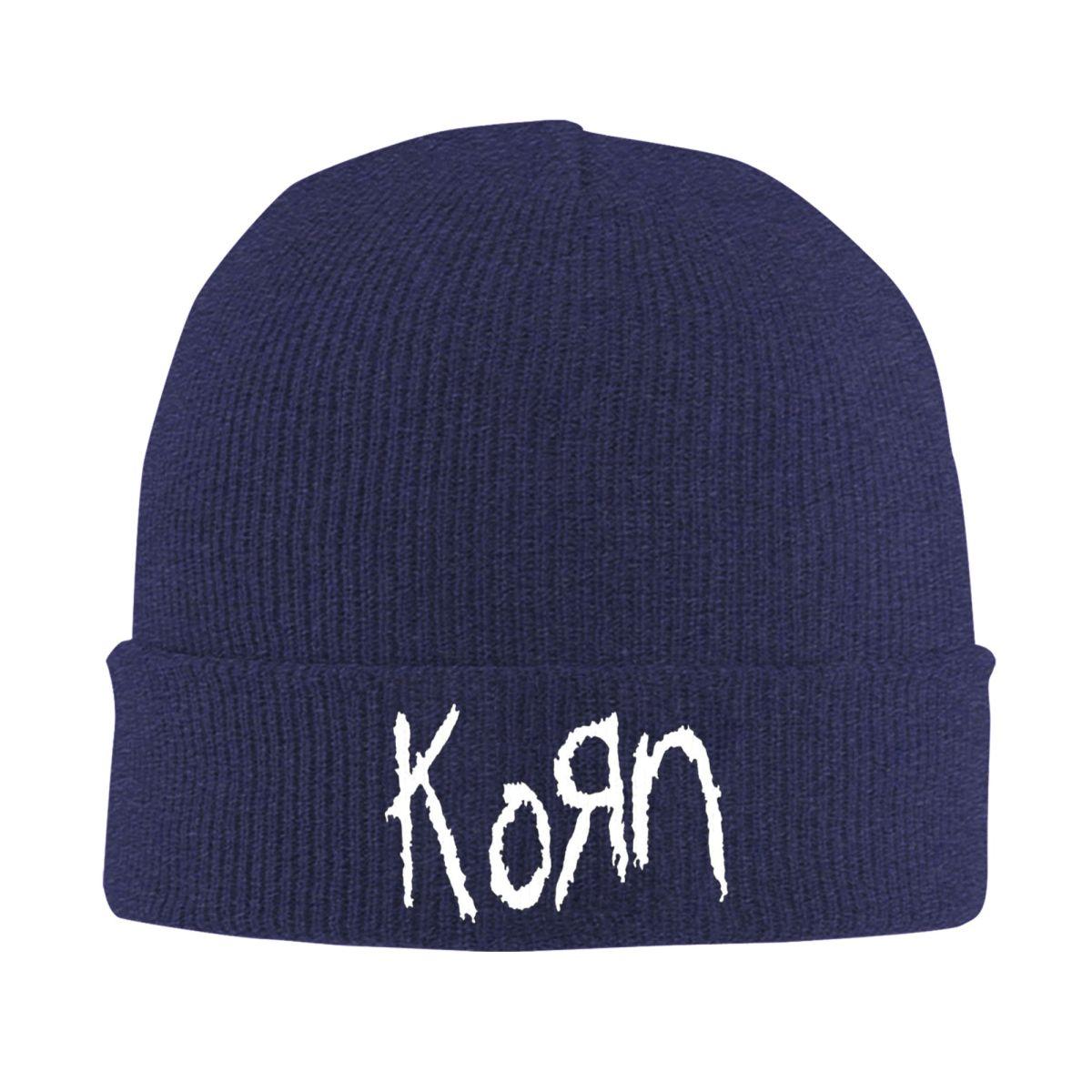 

Music Rock Korn Band Warm Knitted Cap Winter Knit Bonnet Hat Skullies Beanies Hip Hop Caps for Unisex One Size