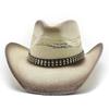 Waterproof Woven Hand-Woven Western Knight Cowboy Hat Spring And Summer Beach Sunshade Straw Outdoor Sun Hat