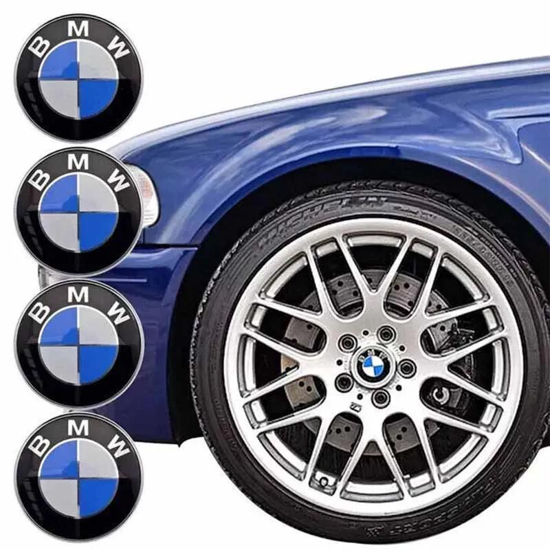 4 Τεμάχια Καλύμματα Κέντρου Τροχών 56mm/60mm/68mm για BMW – Κατάλληλα για X1 X3 X5 E70 E71 X6 M3 F30 F20 F10 F11 G30 E36 E46 E53 E90 E91 E60 E61 E93