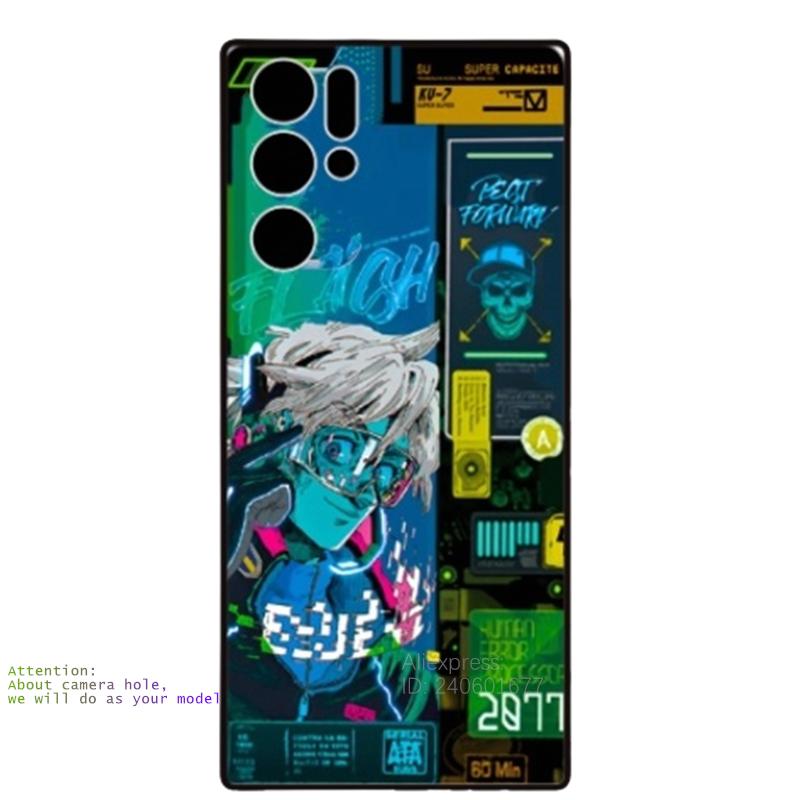 Luminous Flash Phone Case for ZTE Nubia Red Magic 10s 10 Pro 9S 9 Pro 8 8s 7 7s 6 6s Protective LED Cover Akali Fundas Capa