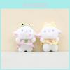 Cute Plush Sheep Keychain Adorable Cartoon Lamb Soft Toy With Short Fur Design