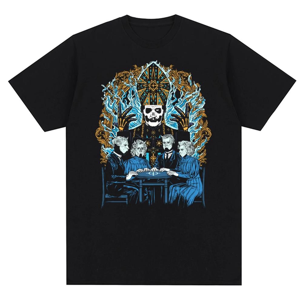 New Ghost Rock Band Graphic Print T Shirt Unisex Unisex Fashion Casual Rock Streetwear Short Sleeve Plus Size T Shirt Unisex