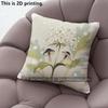 Floral  Mushroom Print Throw Pillow Covers Pattern Cushion Cover Suitable For Sofa Bedroom Car Pillow Cover