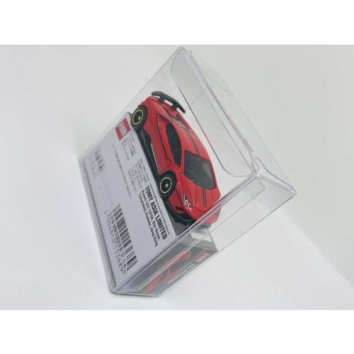 Two-Tier Tomica Standard Size Clear Case, Holds 2 Items, Compatible with 50th Anniversary Collection, Display Case for Miniature Cars (15 Cases) AS-CK