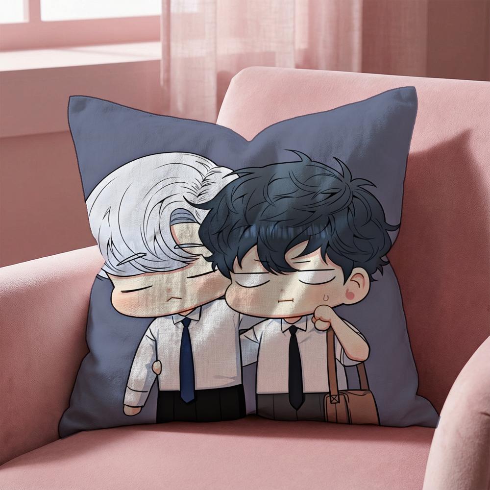 Cherry Blossoms After Winter Cushion Cover Multi-Scene Pillow Cover for Home & Car - Reversible, Soft & Durable for Daily Use