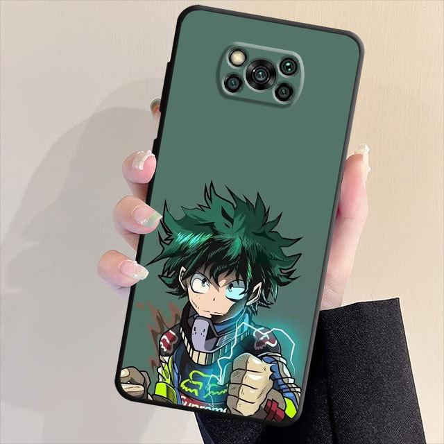

Противоударный черный мягкий чехол для телефона Samsung Galaxy S22 S23 S21 S20 Note 20 Ultra 10 Plus 8 9 My Hero Academia Cover Samsung Note 8
