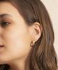 Olivia Burton Signature Feder Gold Creolen Authentische Ohrringe, 24100219, Importiert.