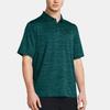 Under Armour Logo Comfortable Breathable Casual Short Sleeve Polo Shirt Men tops Aqua 1377374-449
